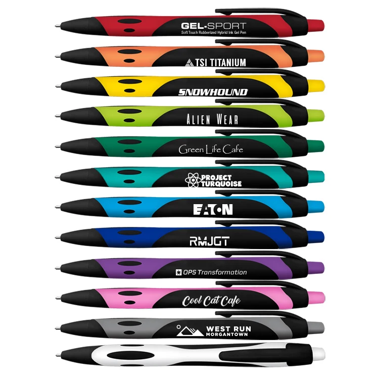 Gel Sport Soft Touch Rubberized Hybrid Ink Gel Pen - Black Ink 1