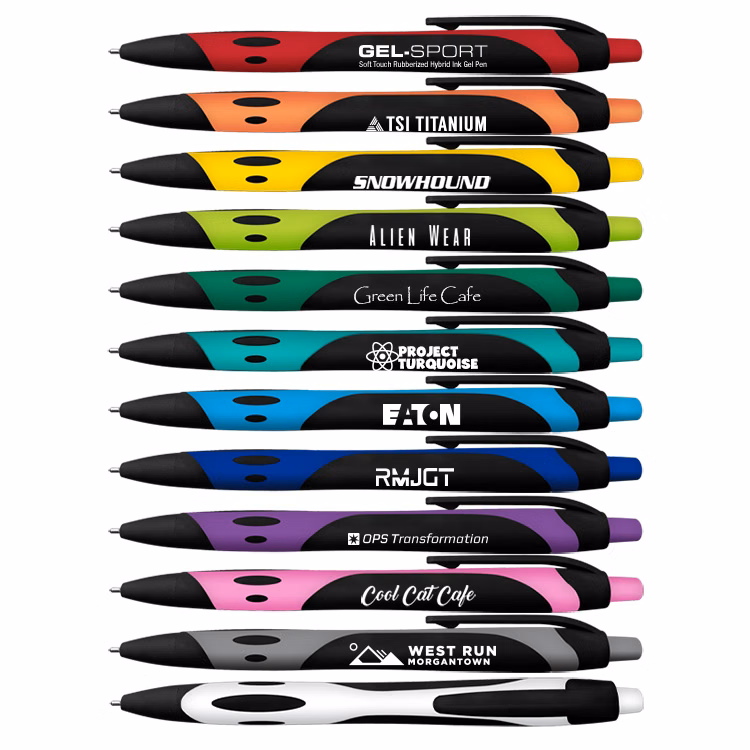 Gel Sport Soft Touch Rubberized Hybrid Ink Gel Pen - Black Ink