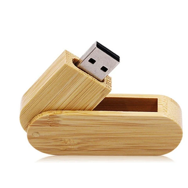 Wood Casing Swivel-Style PCB USB Drive 1