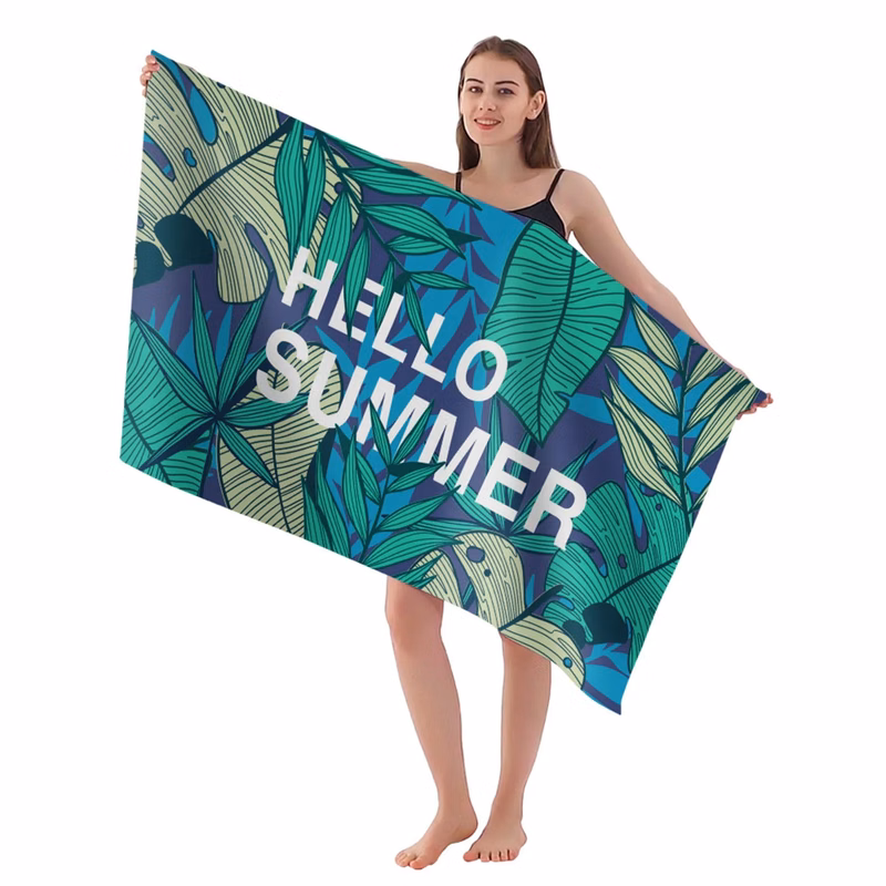 Multifunctional Microfiber Beach Towel