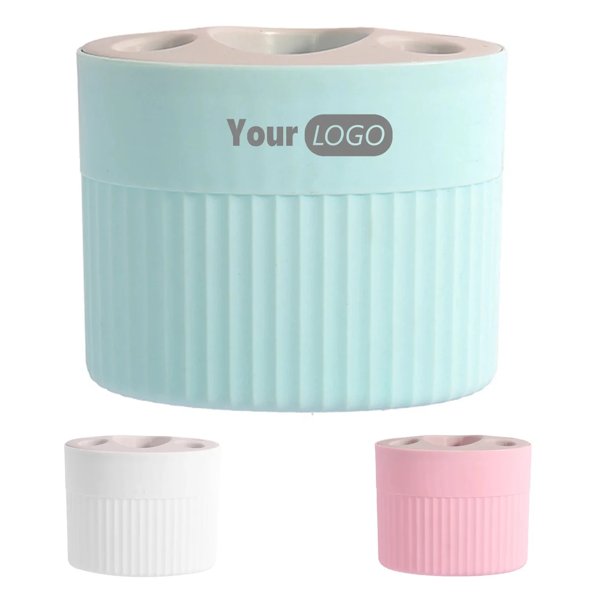 Plastic Desktop Toothbrush Holder In The Bathroom 1