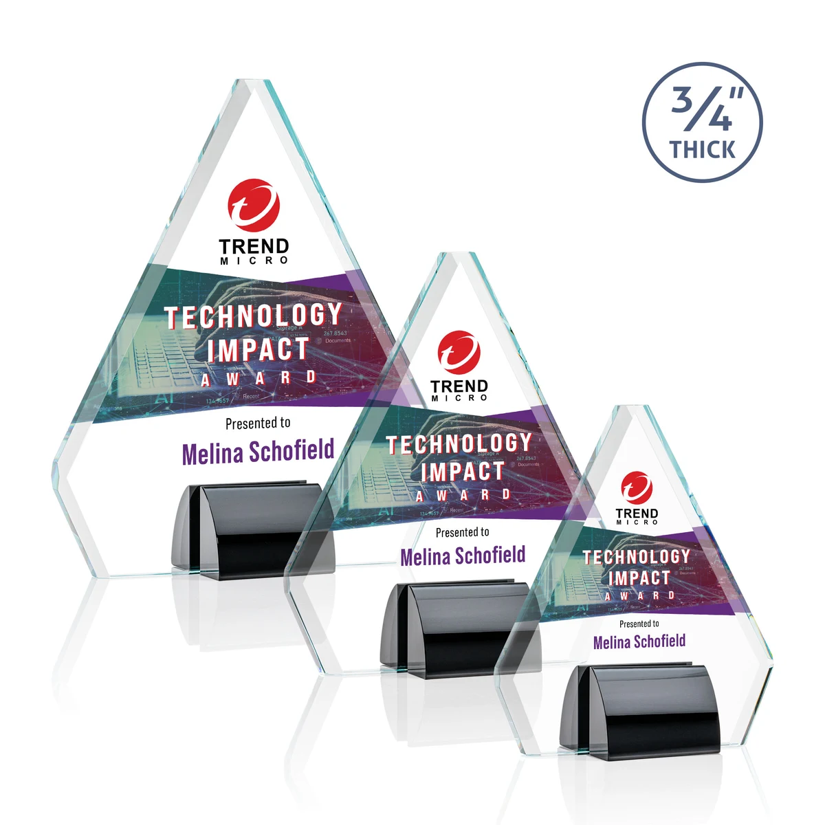 Roxborough VividPrint™ Award - Black 1