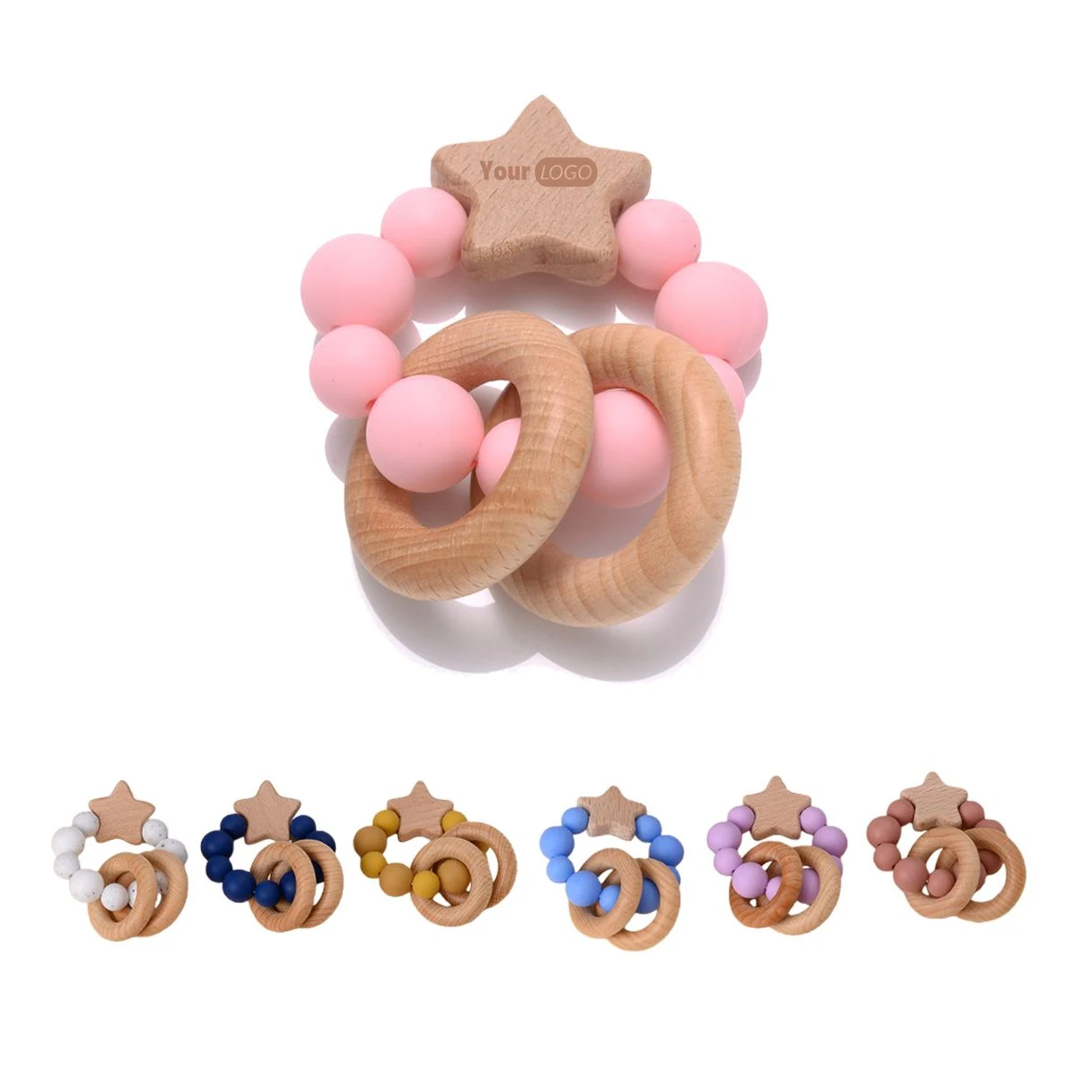Custom Logo Baby Teething Toy 1