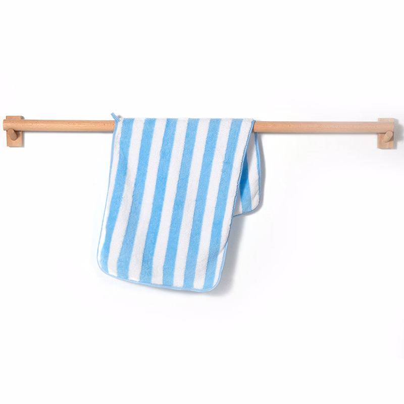 striped towel