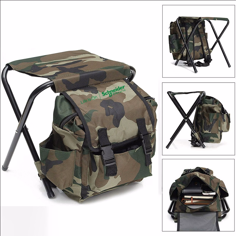 Custom Camouflage Backpack Chair