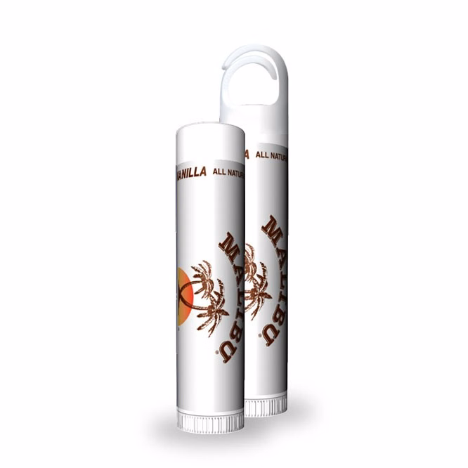 Lip Naturals Vanilla Bean Non SPF Lip Balm with a custom label