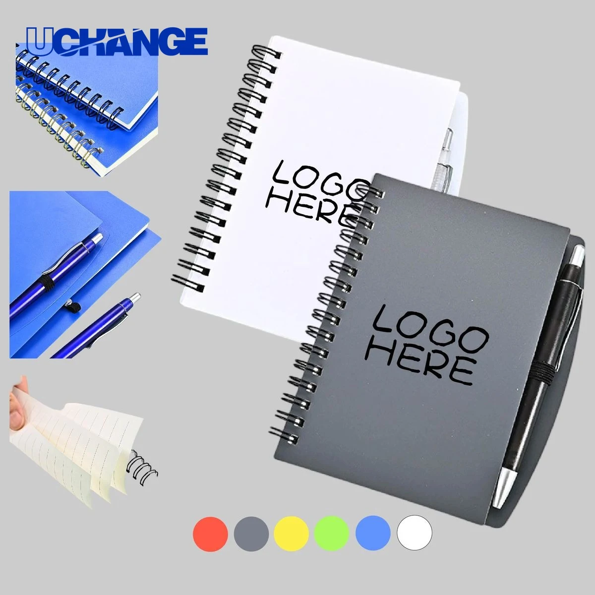 A5 Spiral Notebook Journal with Pen for Notes 1