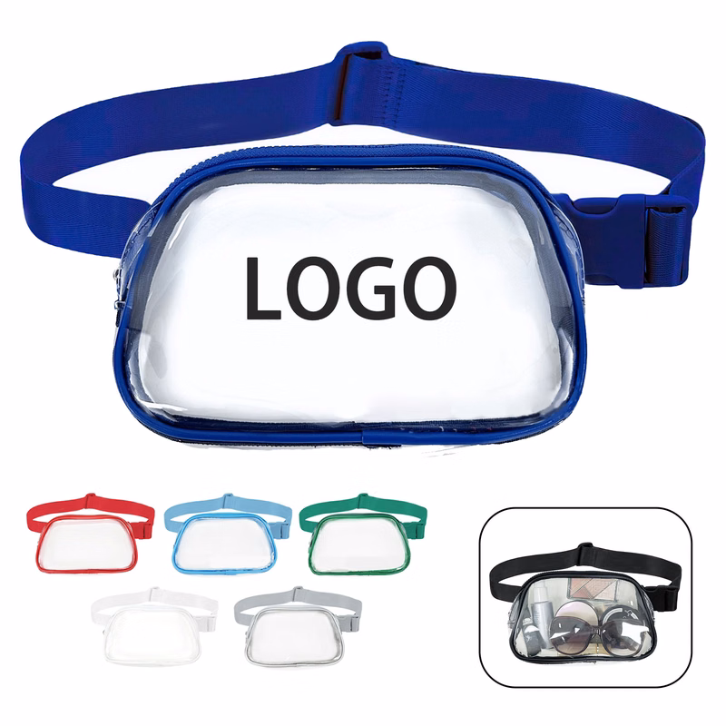 Adjustable Transparent Travel Waist Bag