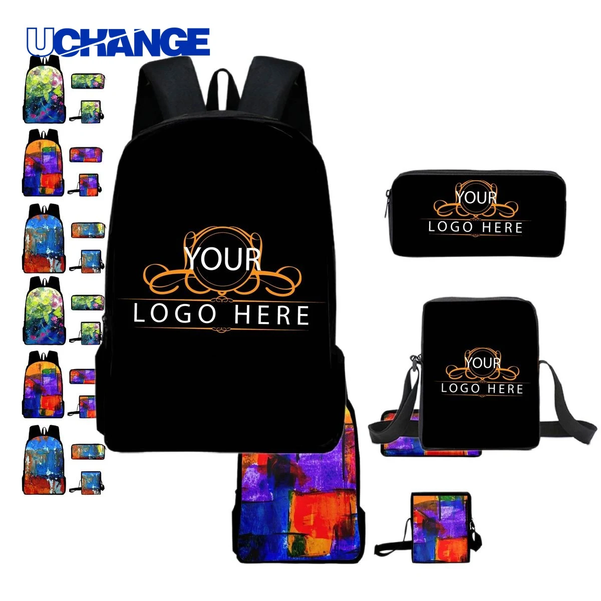 Full Color 3D Printed School Backpack 1