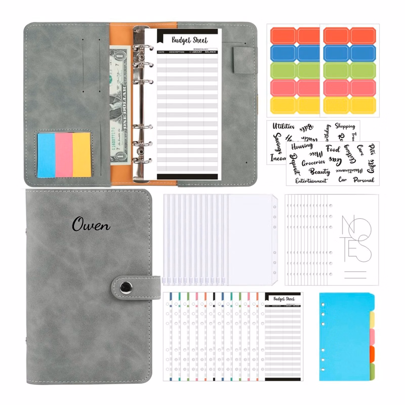 A6 PU Leather Cover Notebook