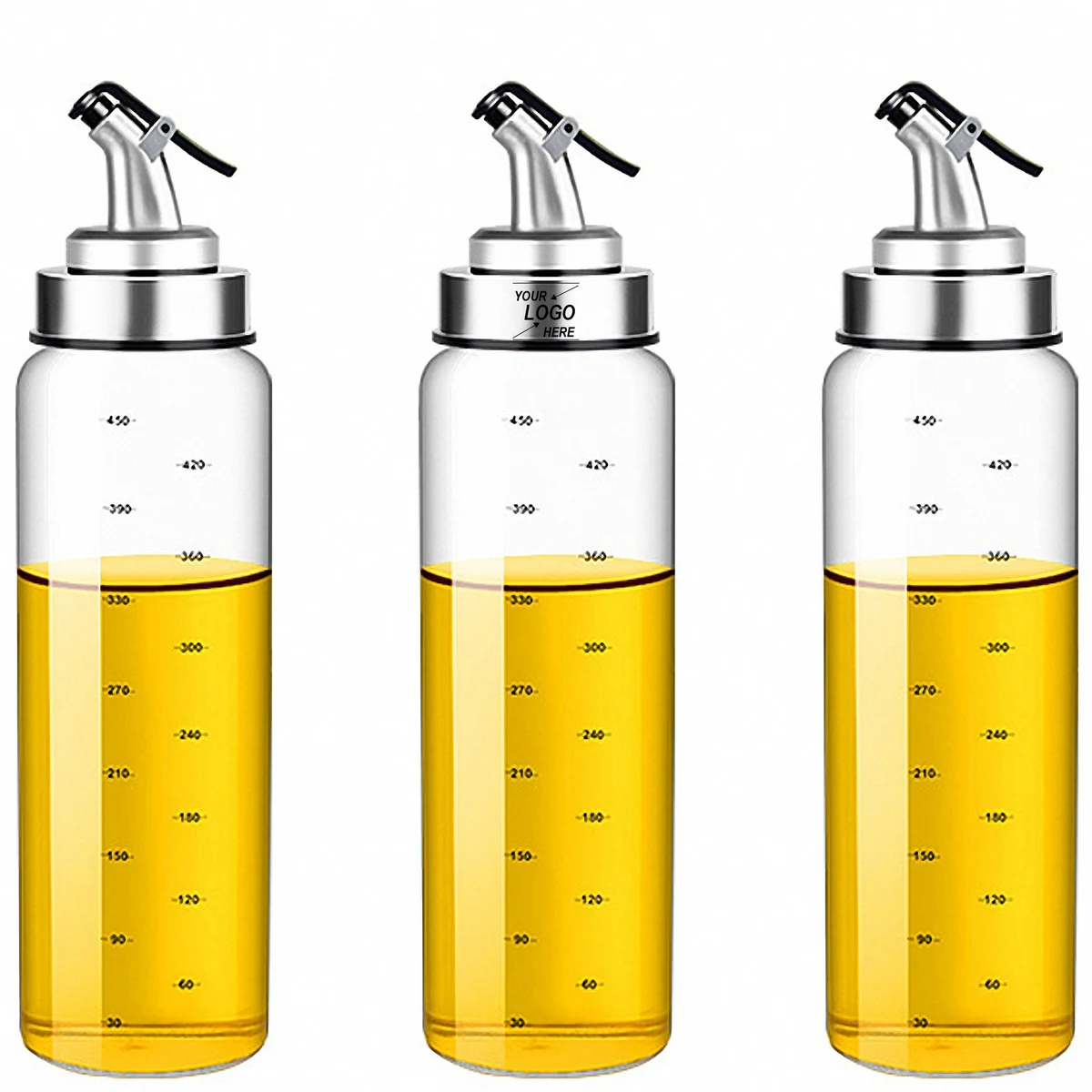 500mL Glass Oil and Vinegar Bottles 1