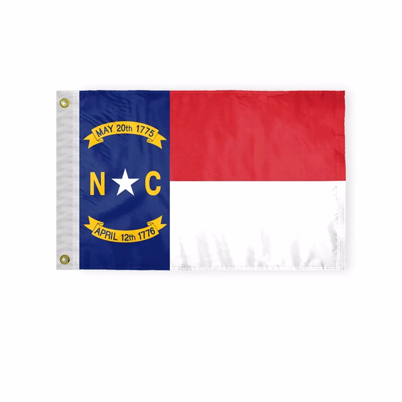 12"x18" to 8'x12' North Carolina Nylon Flags