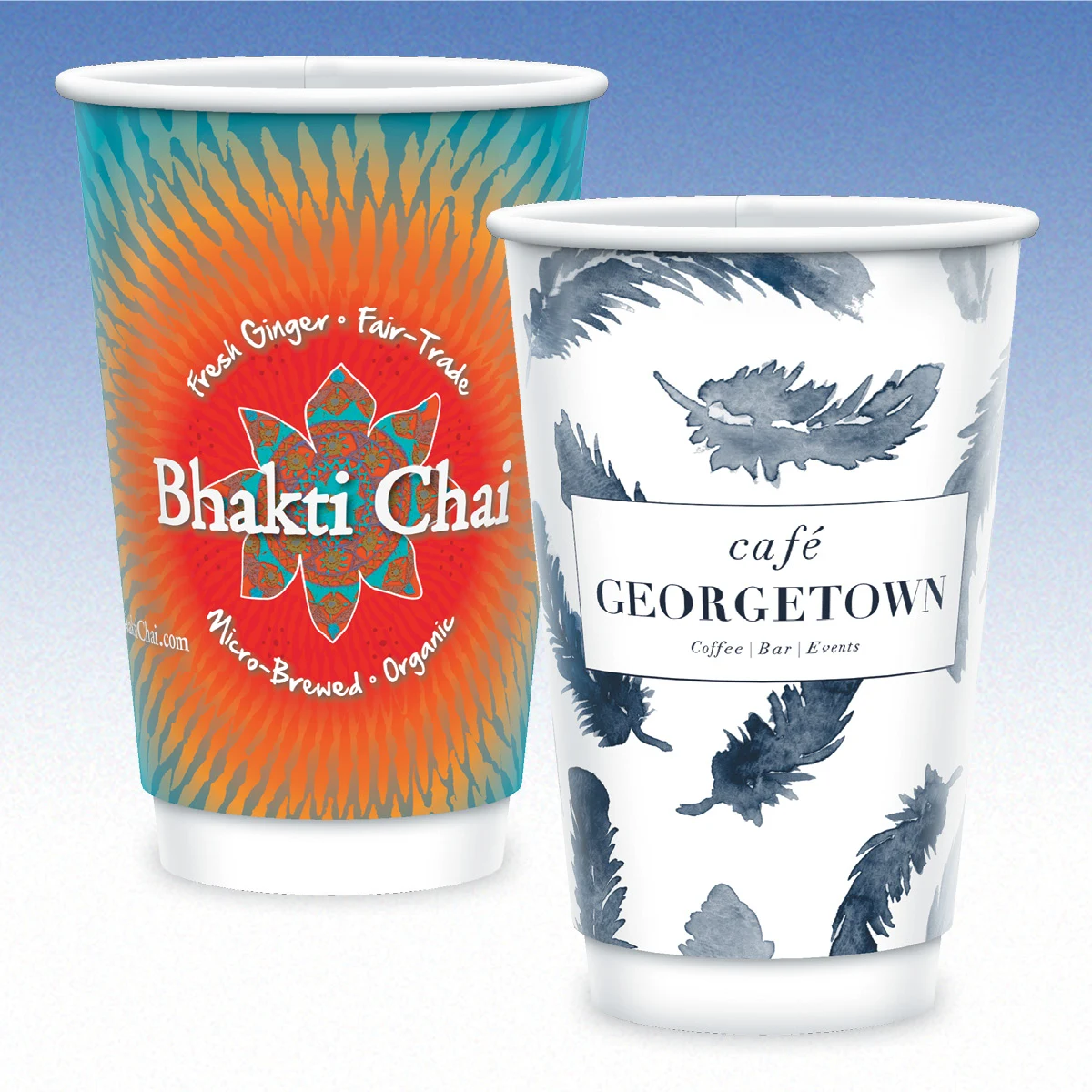 16 oz-Vx2 Matte Double Wall Insulated Paper Cups 1