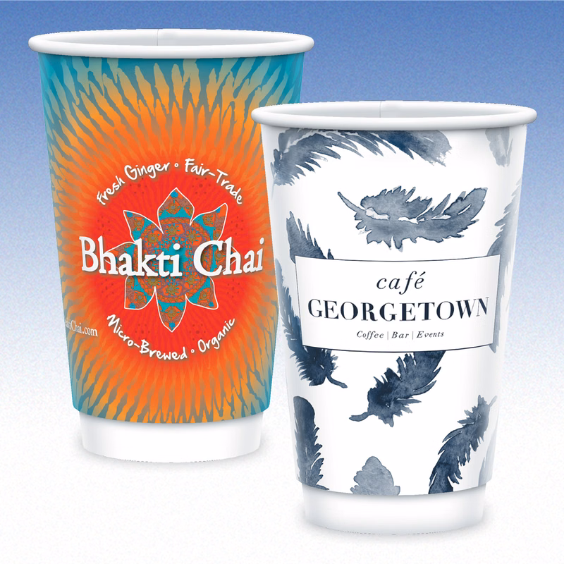 16 oz-Vx2 Matte Double Wall Insulated Paper Cups