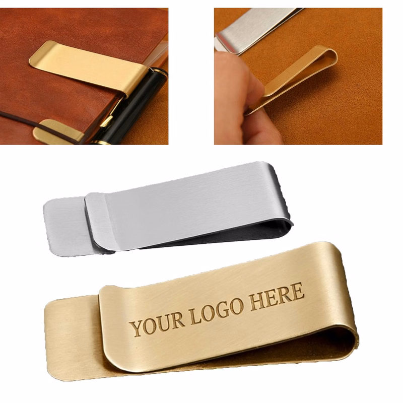 Custom Laser Logo Metal Pen Clip