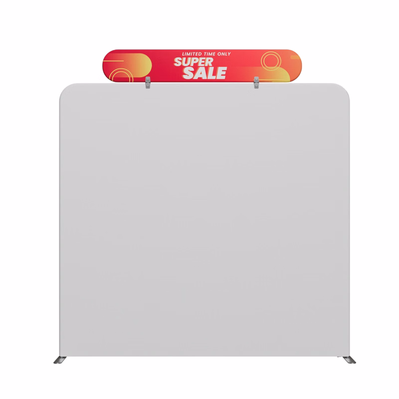 Oval Fabric Header - 53"w x 10"h
