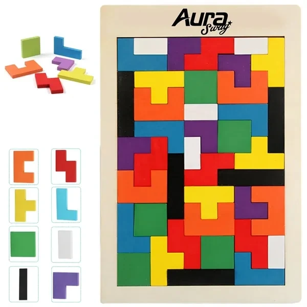 Custom Classic Block Puzzle Game — Portable Stress Relief for Students and Teams 1