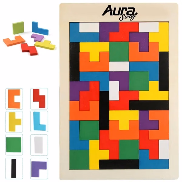 Custom Classic Block Puzzle Game — Portable Stress Relief for Students and Teams