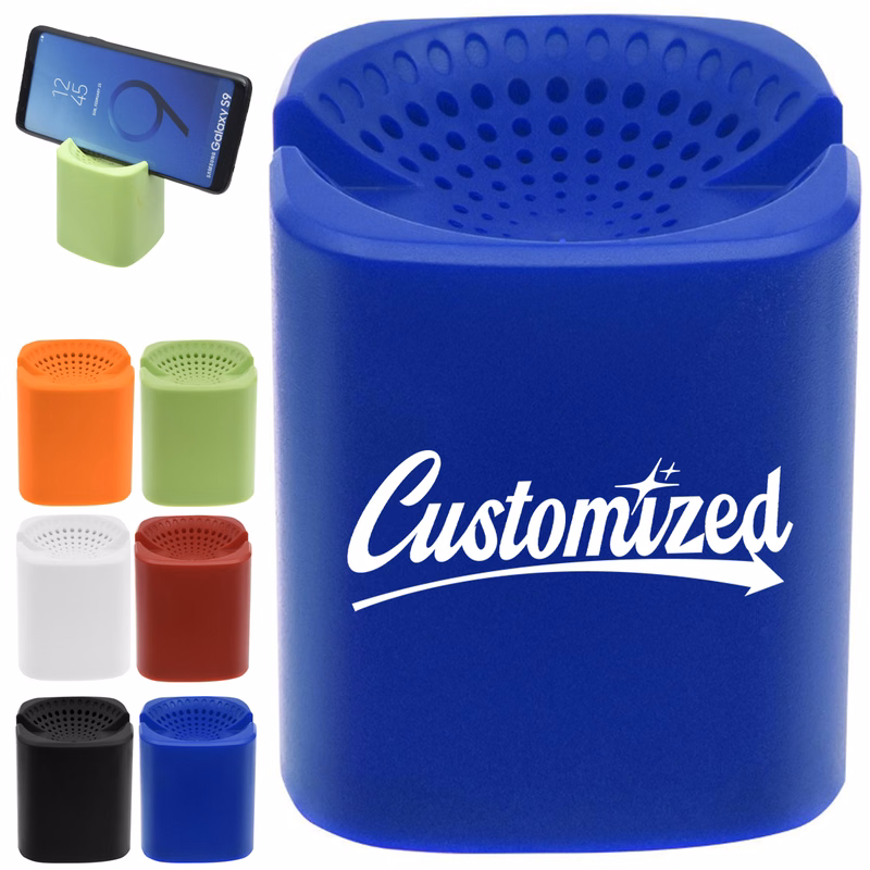 Mini Bluetooth Speaker with Phone Stand and Custom Logo