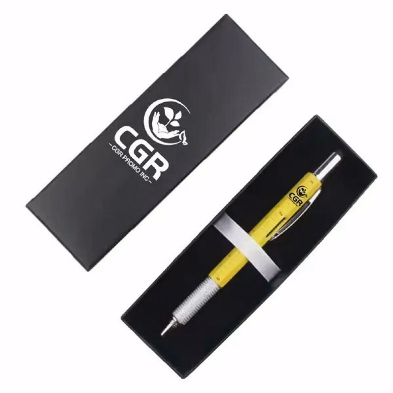 6 In 1 Multifunction Tools Pen with Gift Box