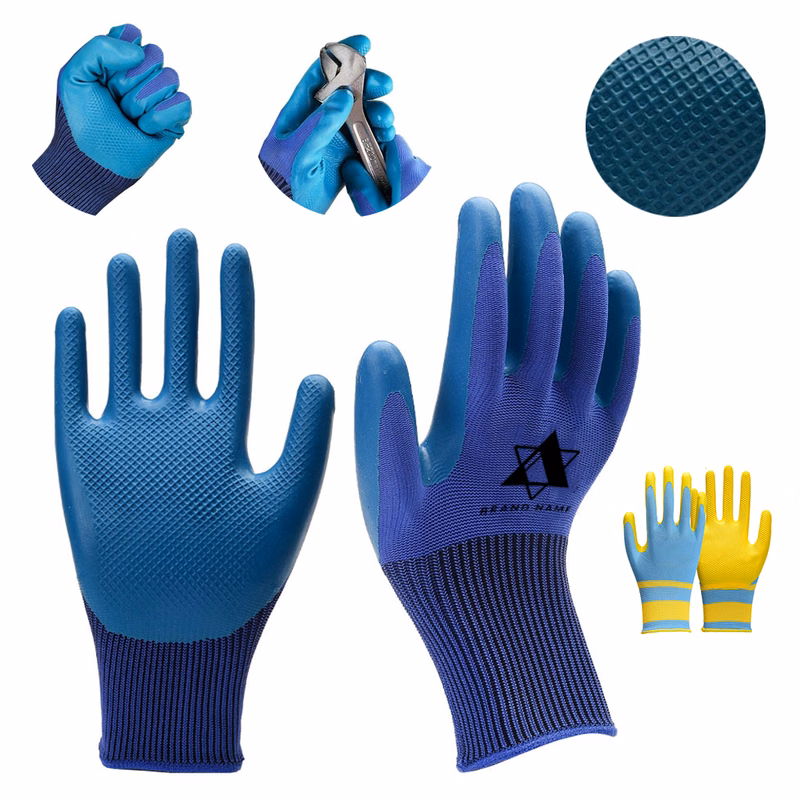 Nitrile Coated Textured Work Gloves