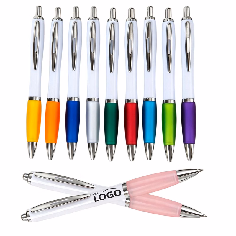 MOQ 10 Push Button White Gourd Ballpoint Pen