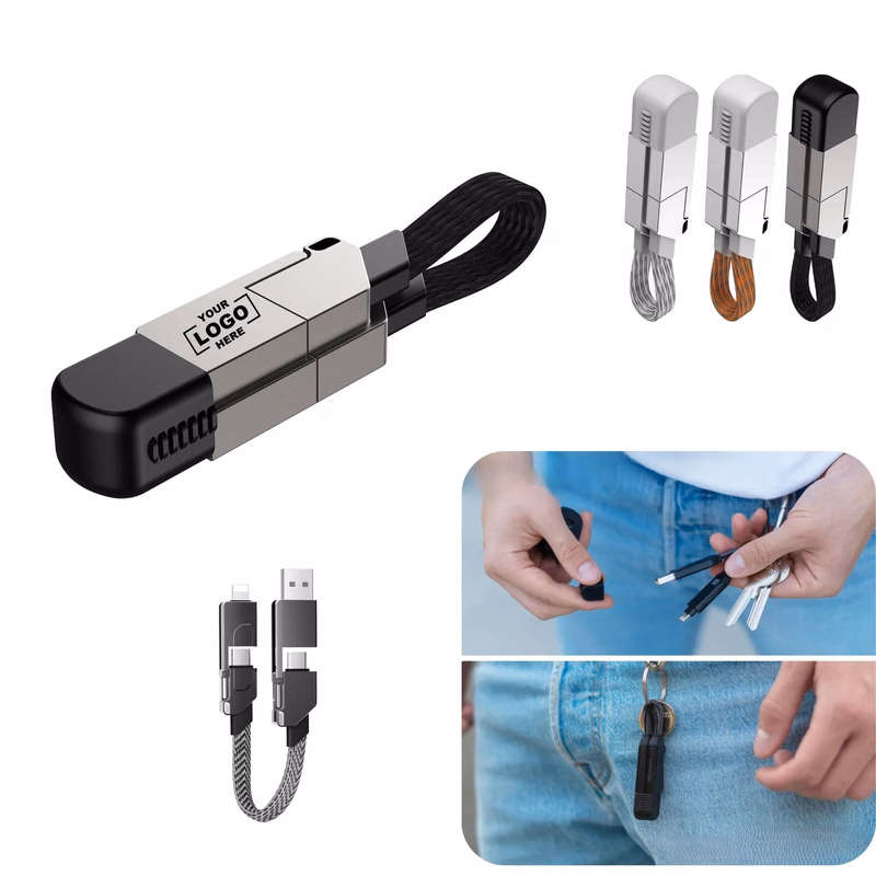 Six-in-one Portable Universal Fast Charging Data Cable