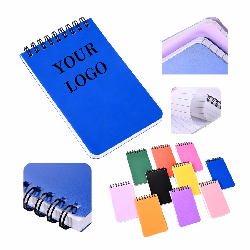 A7 PP Spiral Notebook 120 Pages Simple
