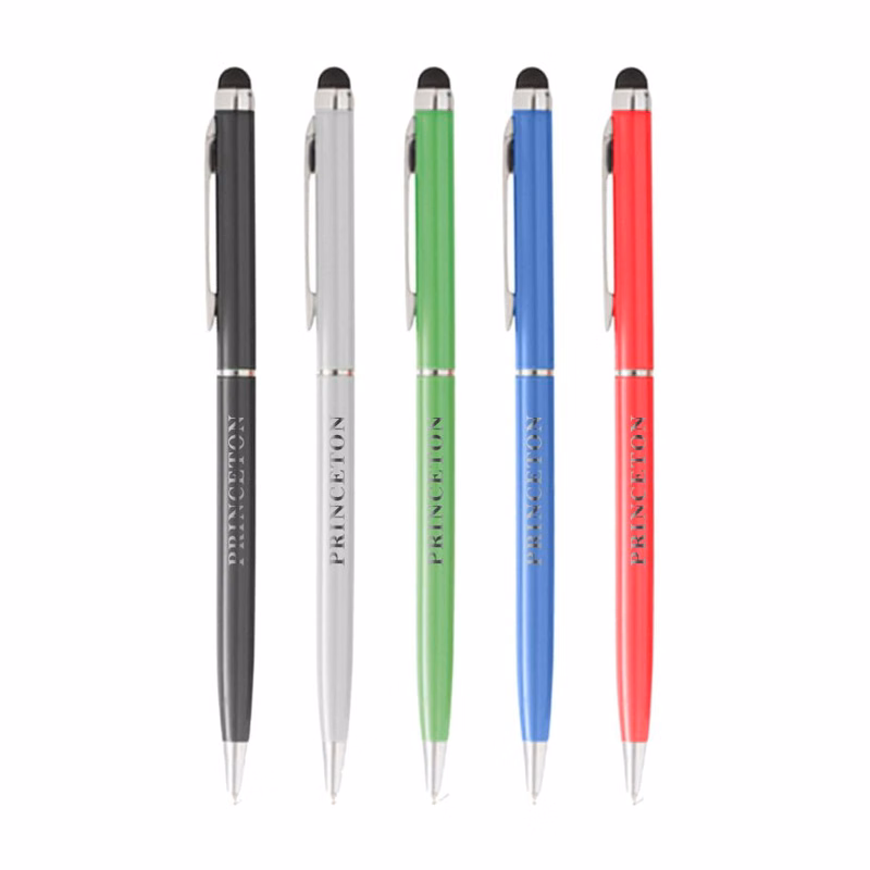 Union Printed - Slim Stylus Ballpoint Twist Metal Pen