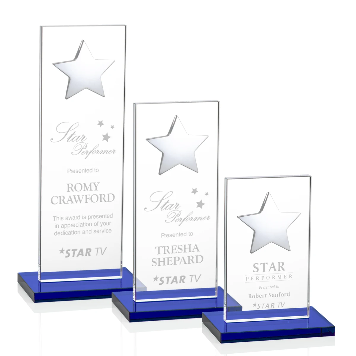 Dallas Star Award - Blue/Silver 1