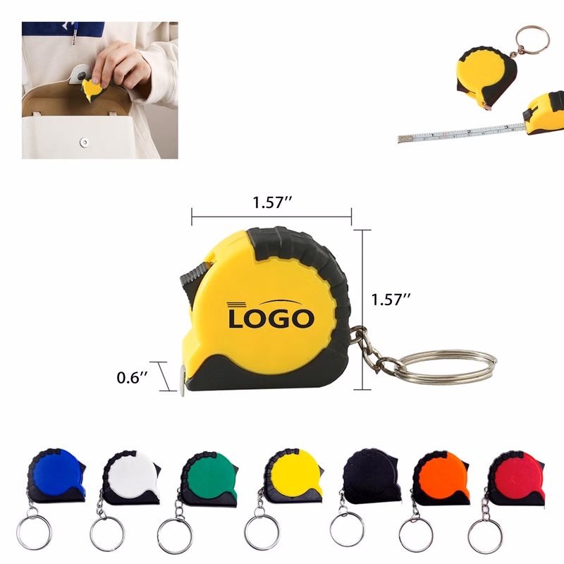 Mini Tape Measure Keychain MOQ 50