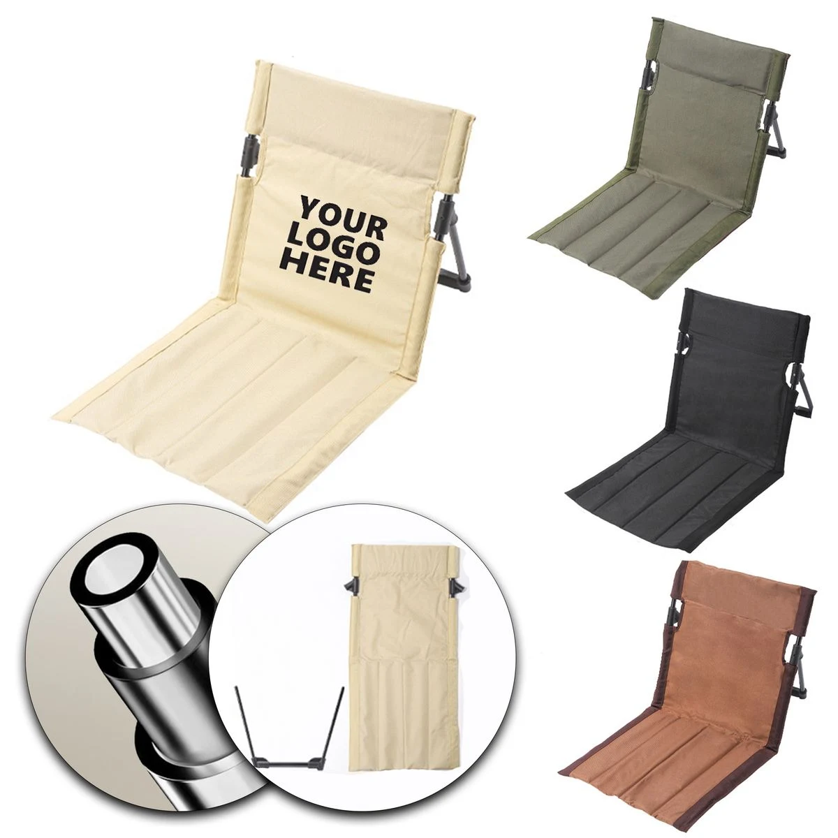 Portable Oxford Fabric Travel Lounge Seat 1