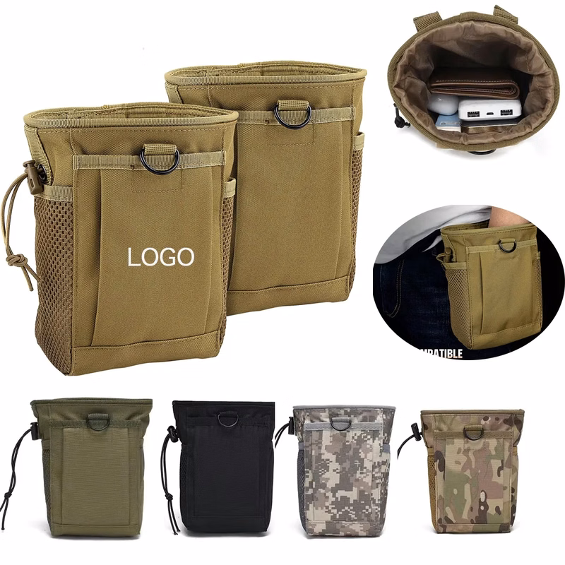 Tactical Molle Drawstring Dump Pouch
