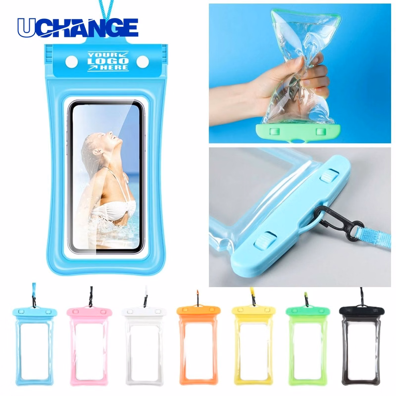 Waterproof PVC Mobile Phone Pouch for Outdoor Use