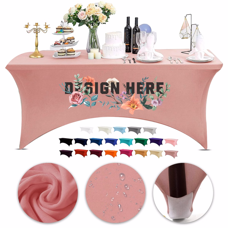 Fitted 4FT Spandex Table Cover