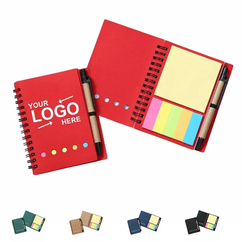 Notebook With Sticky Pen & Note 1