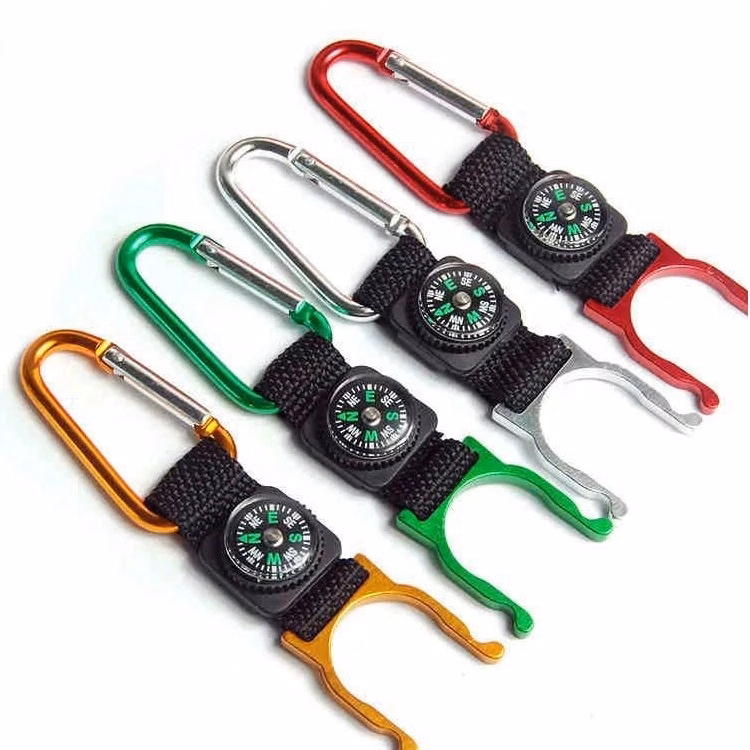 Water Bottle Buckle with Compass