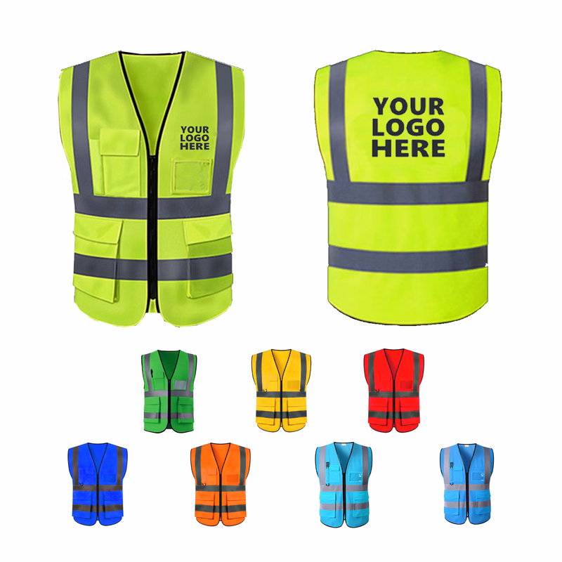 MOQ20 Customized reflective safety vest
