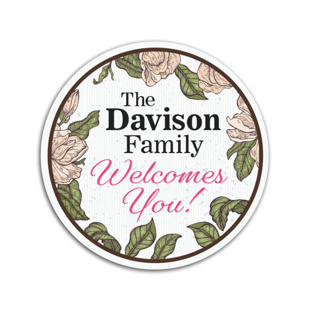 18" Round Yard Sign, Full Color 1
