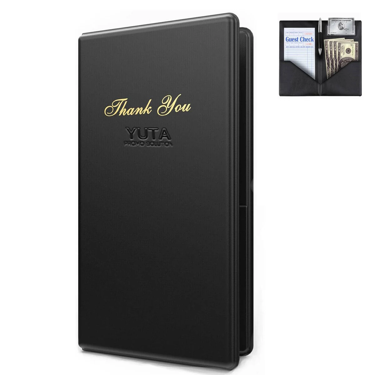 Durable High-End Restaurant Pu Leather Menu Holder 1
