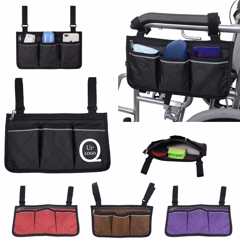 7.09 X 12.8 Inch Wheelchair Organizer Storage Bag