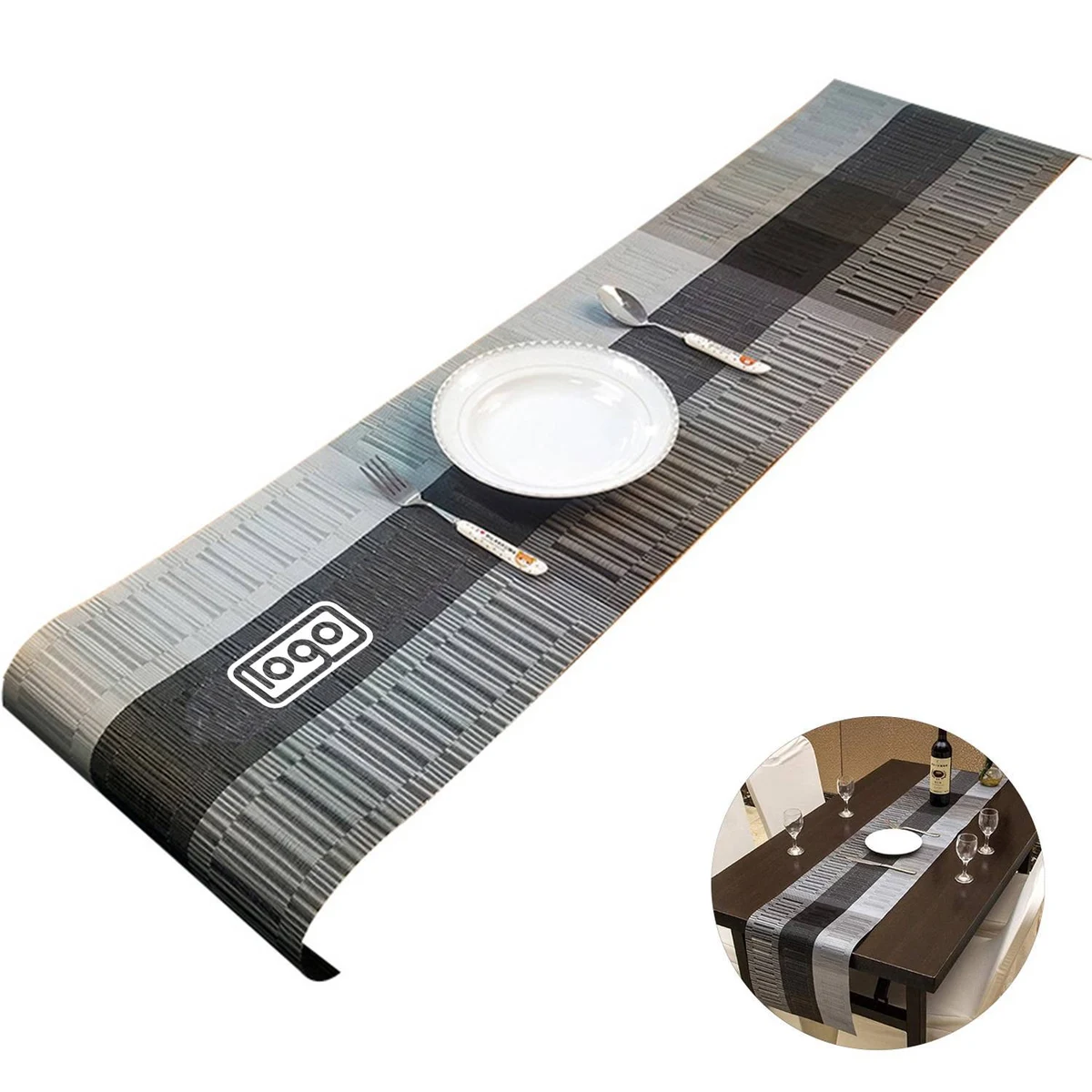 Placemats with Table Runner Set Place Mat 1