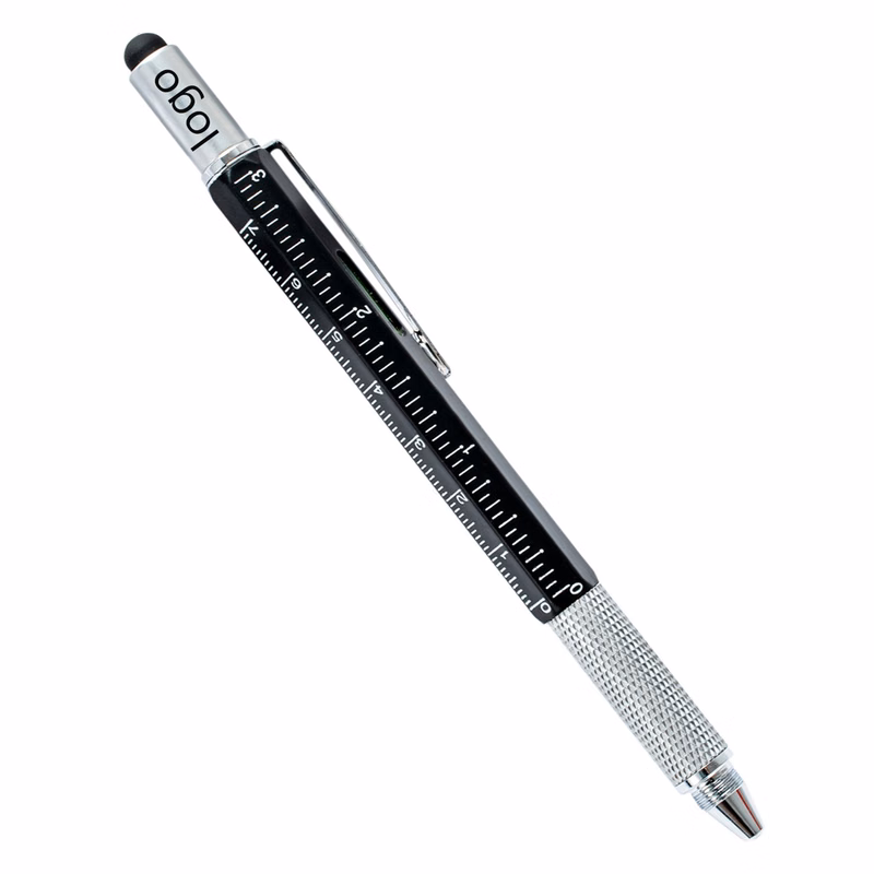 Six-In-One Metal Ballpoint Pen