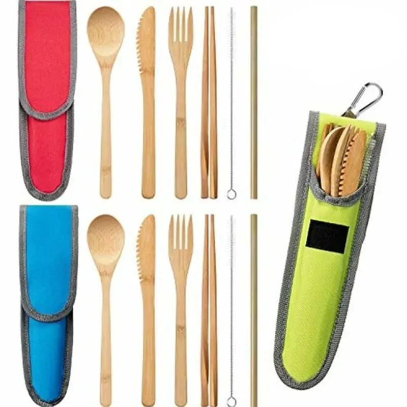 Bamboo Travel Utensils Kit 1