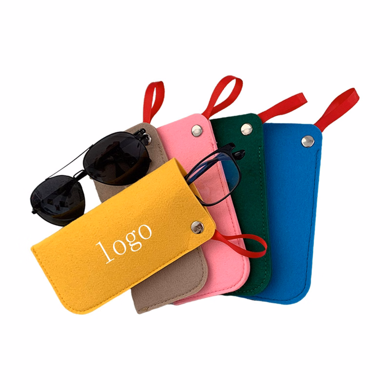 Minimalist Wool Felt Eyeglasses Case