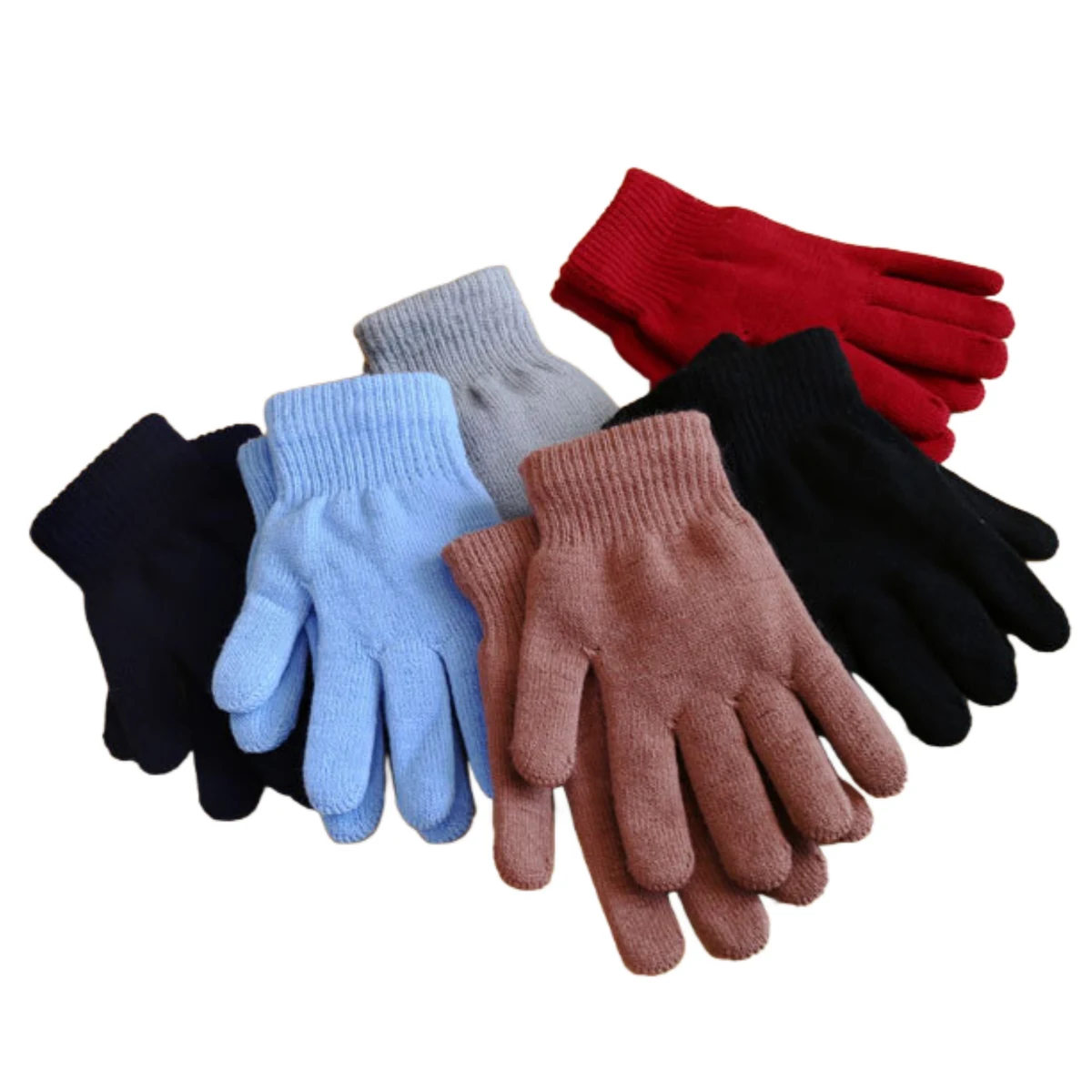 Unisex Knitted Warm Gloves 1