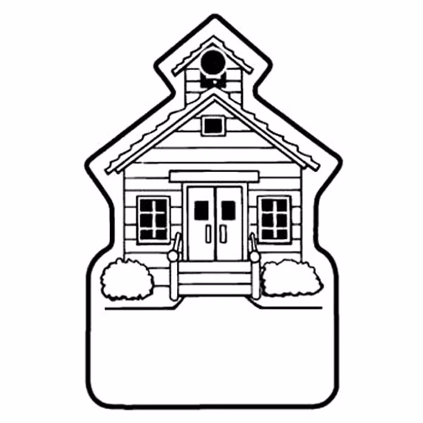 School House 2 Key Tag - Spot Color