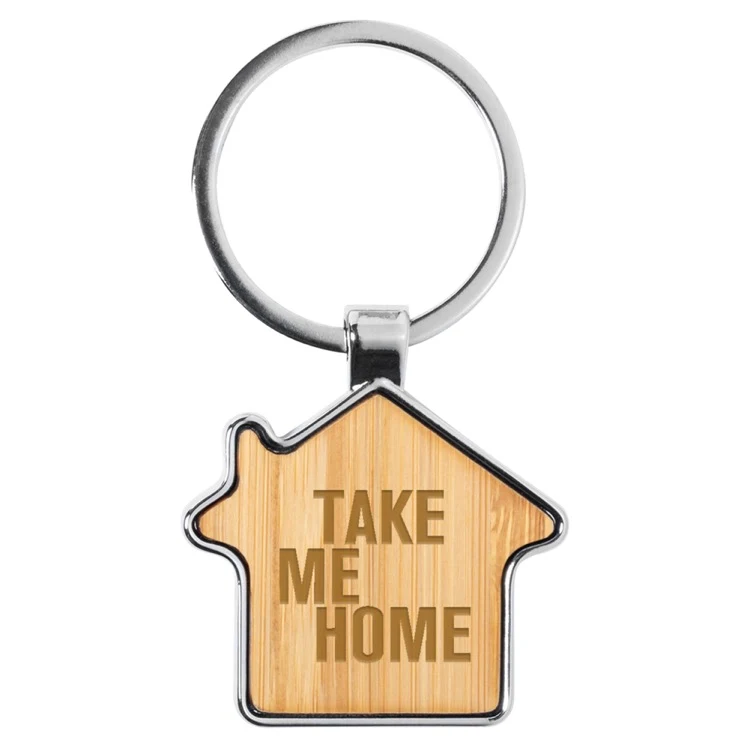 Bamboo House Key Ring 1