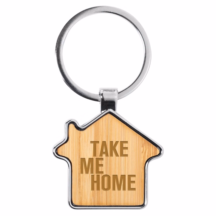 Bamboo House Key Ring