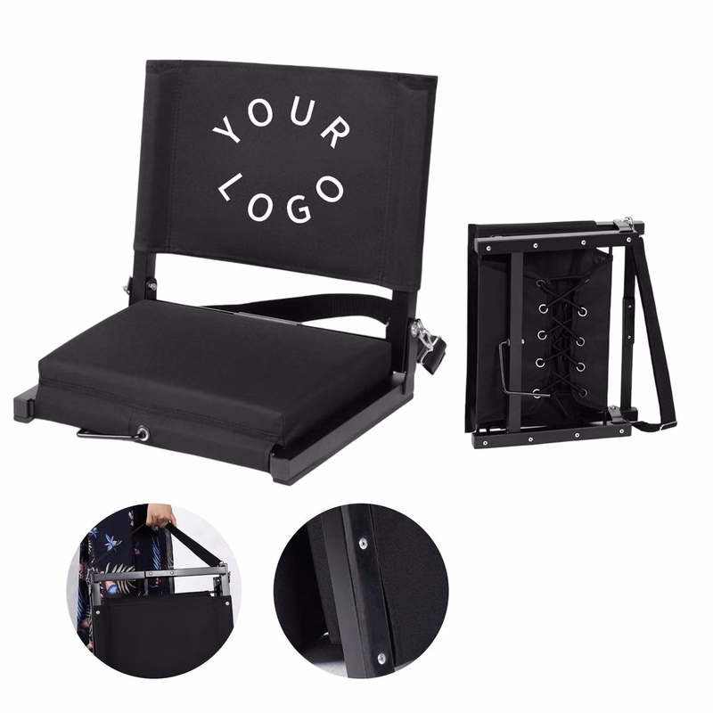 Cushioned Bleacher Seat with Handle